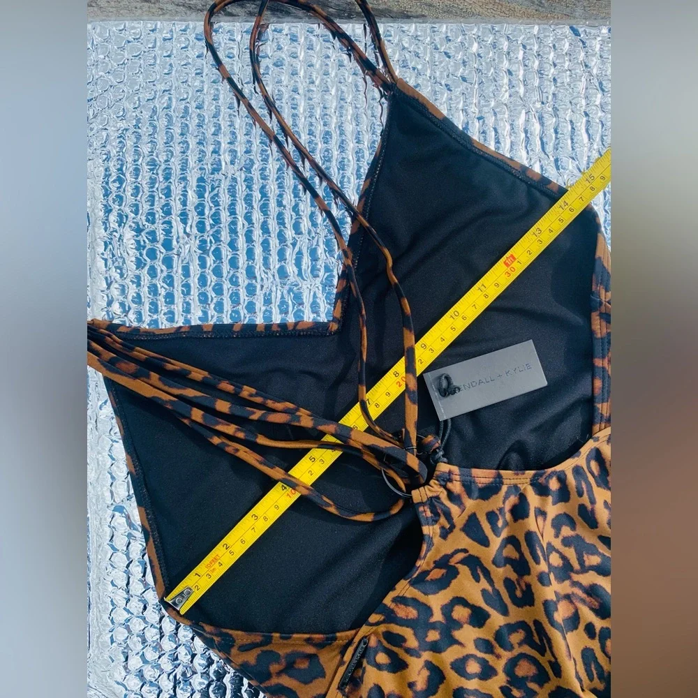 Kendall and Kylie SwimSuit Animal Cheetah Leopard Print Cheekiny